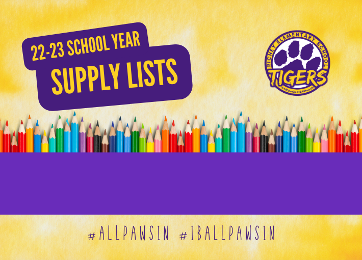22-23 School Supply Lists