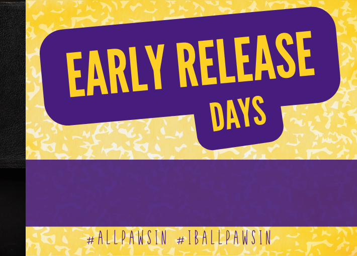 Dismissal will be at 1:50pm on Early Release Days. Visit the link to learn more.