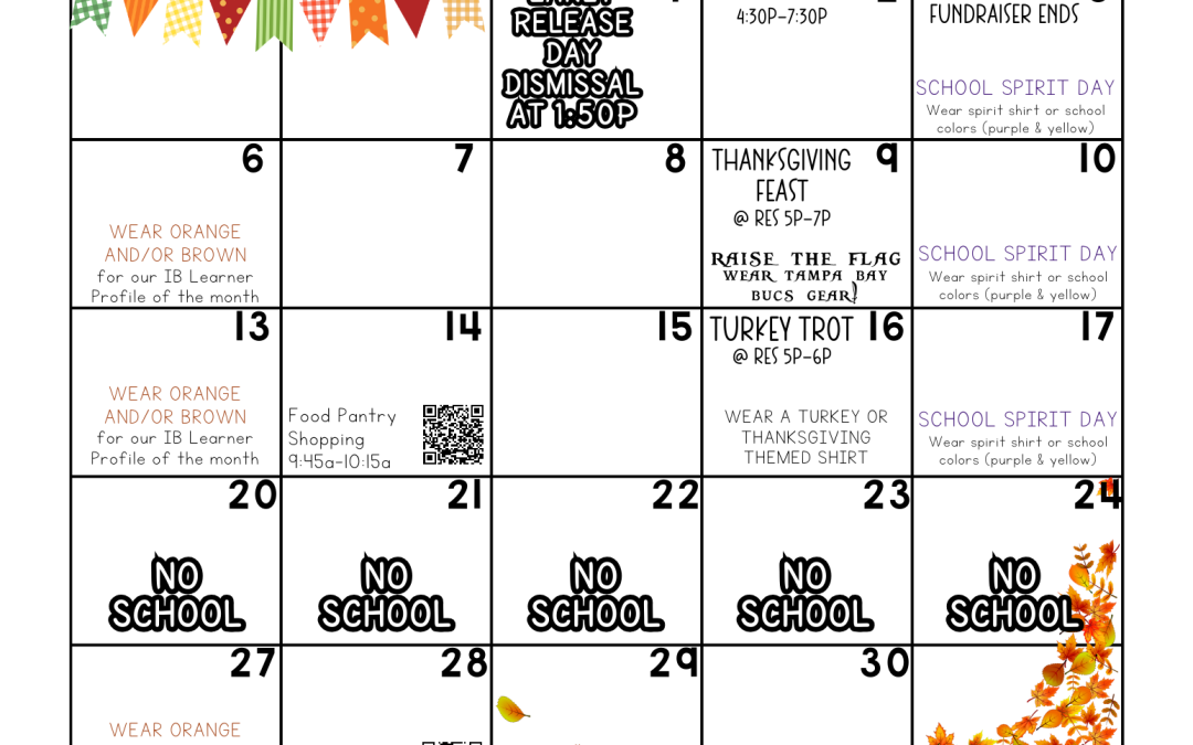 November 2023 Calendar